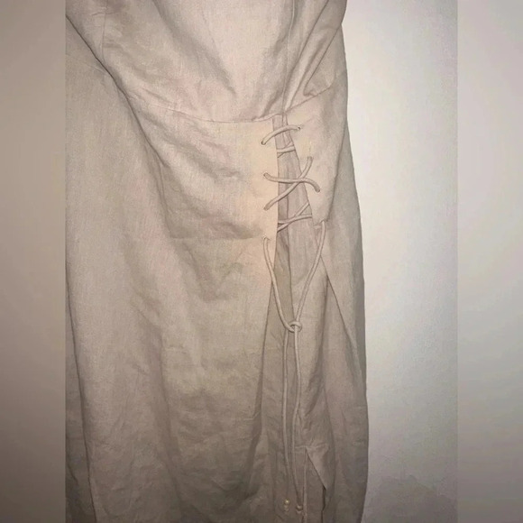 Free People Francesca Midi Dress in Ocean Pearl - Picture 5 of 7